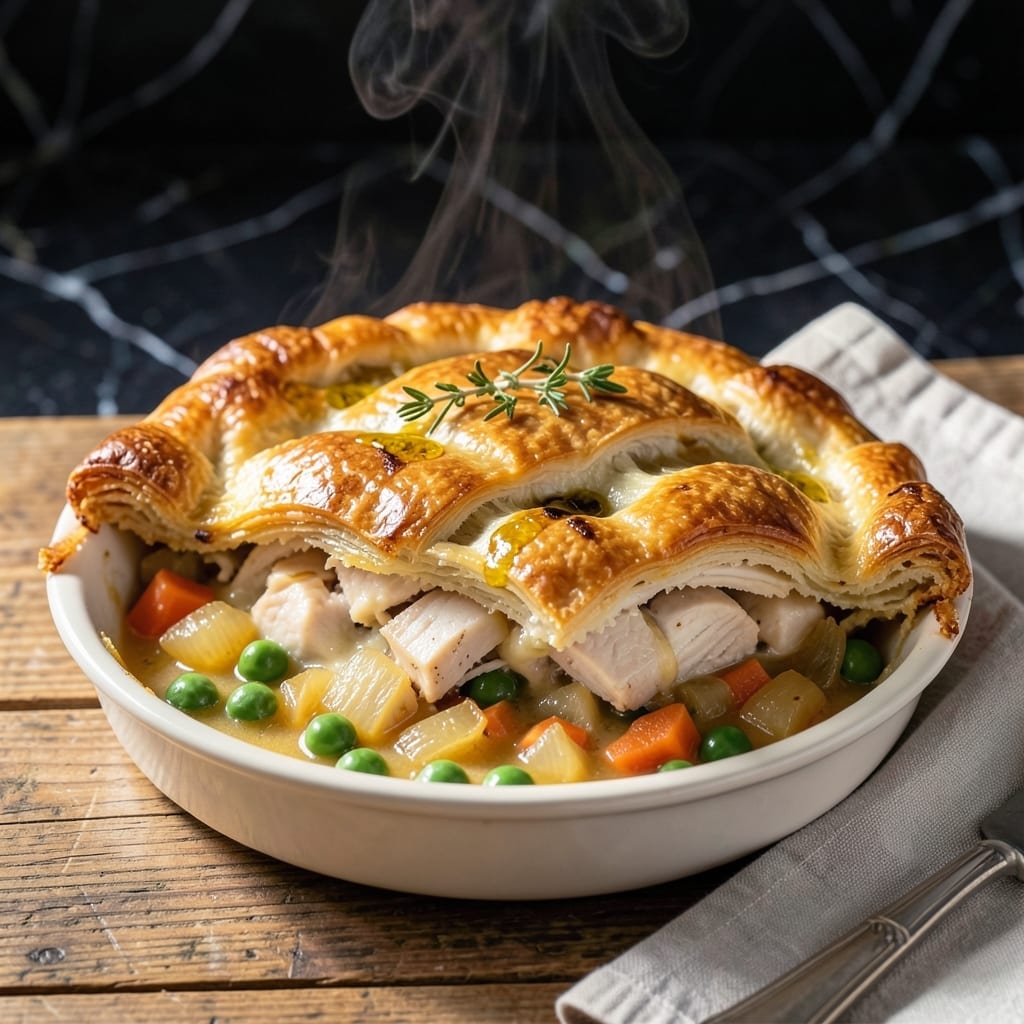 Chicken Pot Pie Recipe Babish: Golden Crust With Classic Creamy Filling