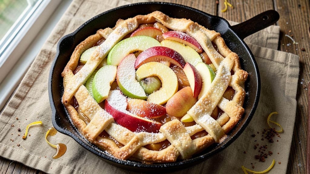 4 Apple Pie Recipe: Spiced Filling and Flaky Crust in One Dish