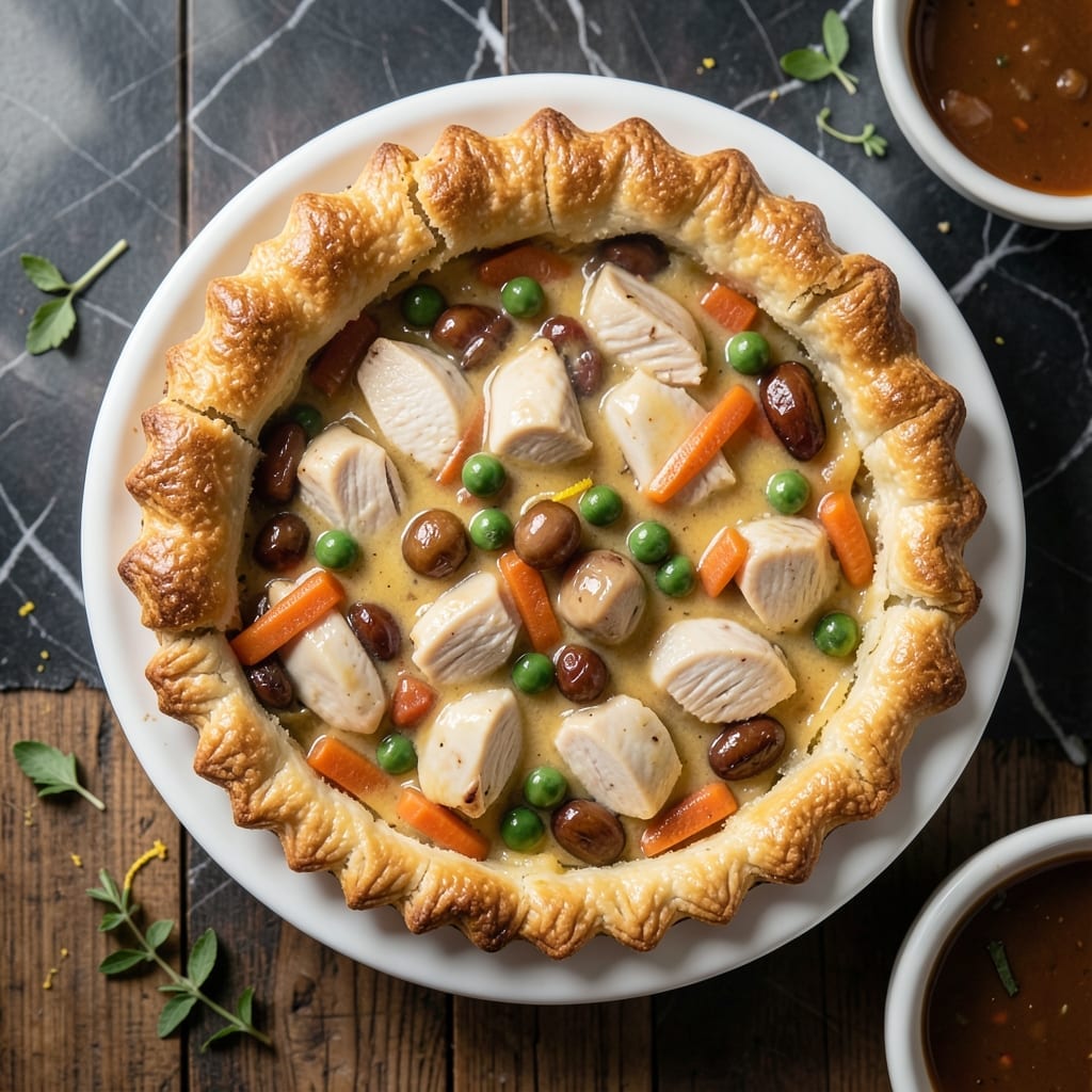 Betty Crocker Chicken Pot Pie Recipe: Flaky Crust With Savory Herb Filling