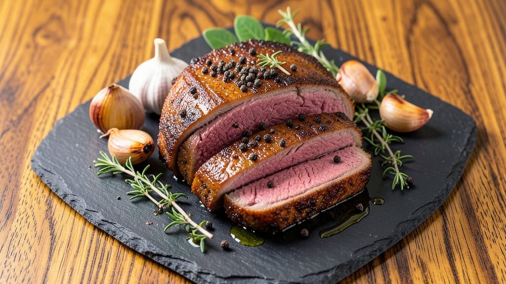 4 Lb New York Strip Roast Recipe: Juicy Pink Core With Crispy Crust Seal 4 Lb New York Strip Roast Recipe: Juicy Pink Core With Crispy Crust Seal