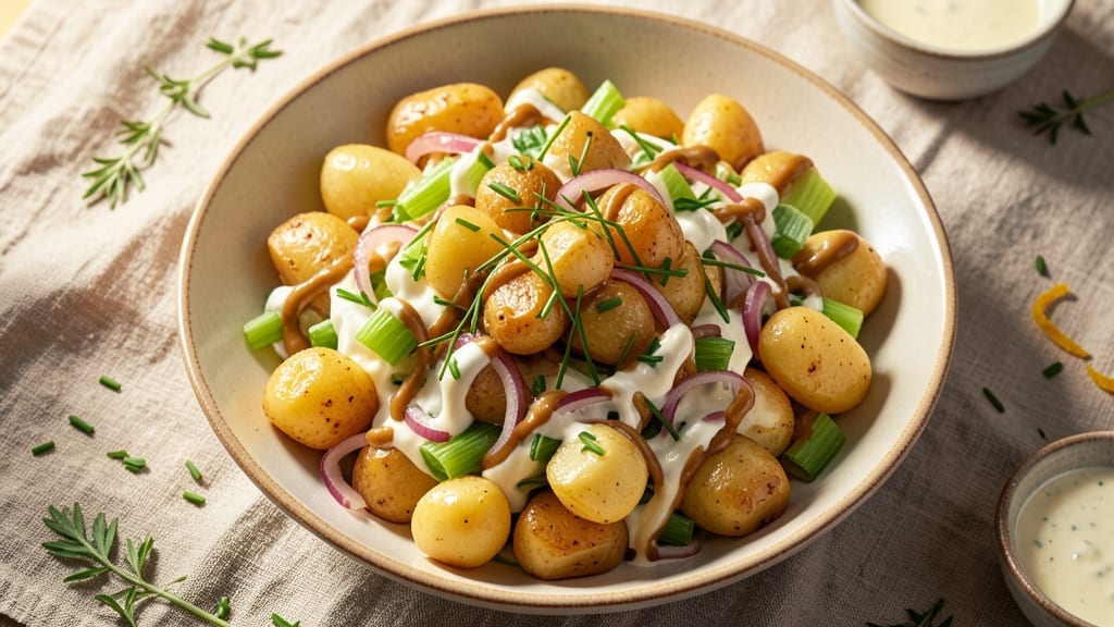 17th Street Potato Salad Recipe: Bold Mustard-Creamy With Crunchy Celery Bites 17th Street Potato Salad Recipe: Bold Mustard-Creamy With Crunchy Celery Bites