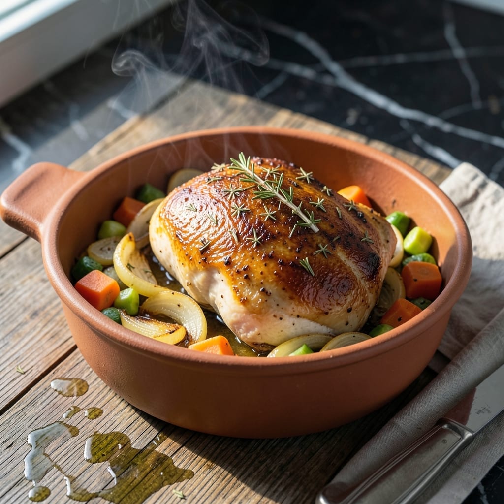 Turkey Breast in Clay Pot Recipe: Moist and Aromatic Slow-Cooked Succulence