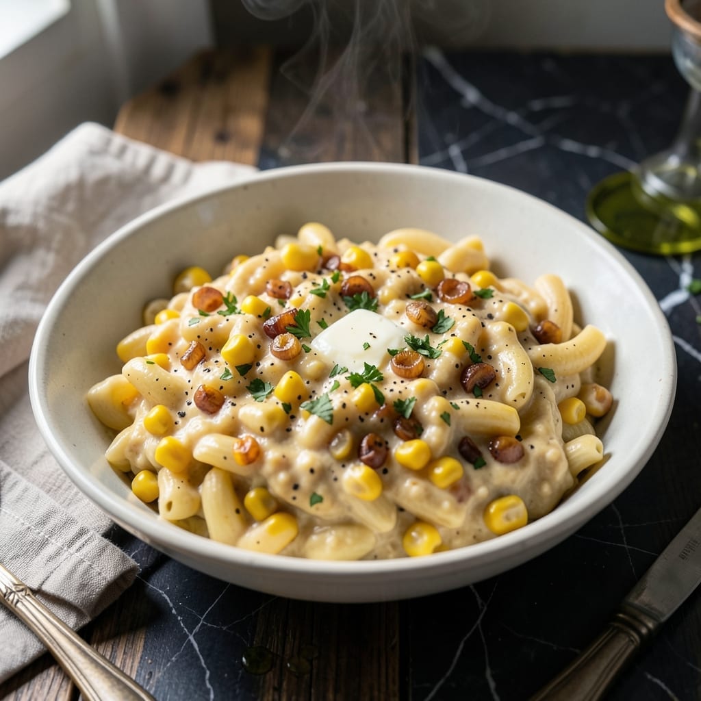 One Pot Creamy Corn Pasta Recipe: Sweet Kernel Comfort in Minutes