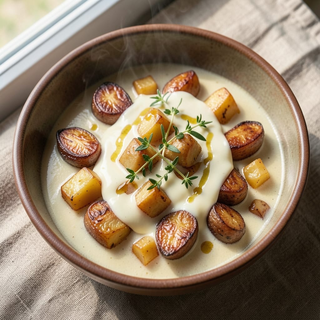 5-Ingredient Potato Soup Recipe: Creamy Velvety Richness in One Pot