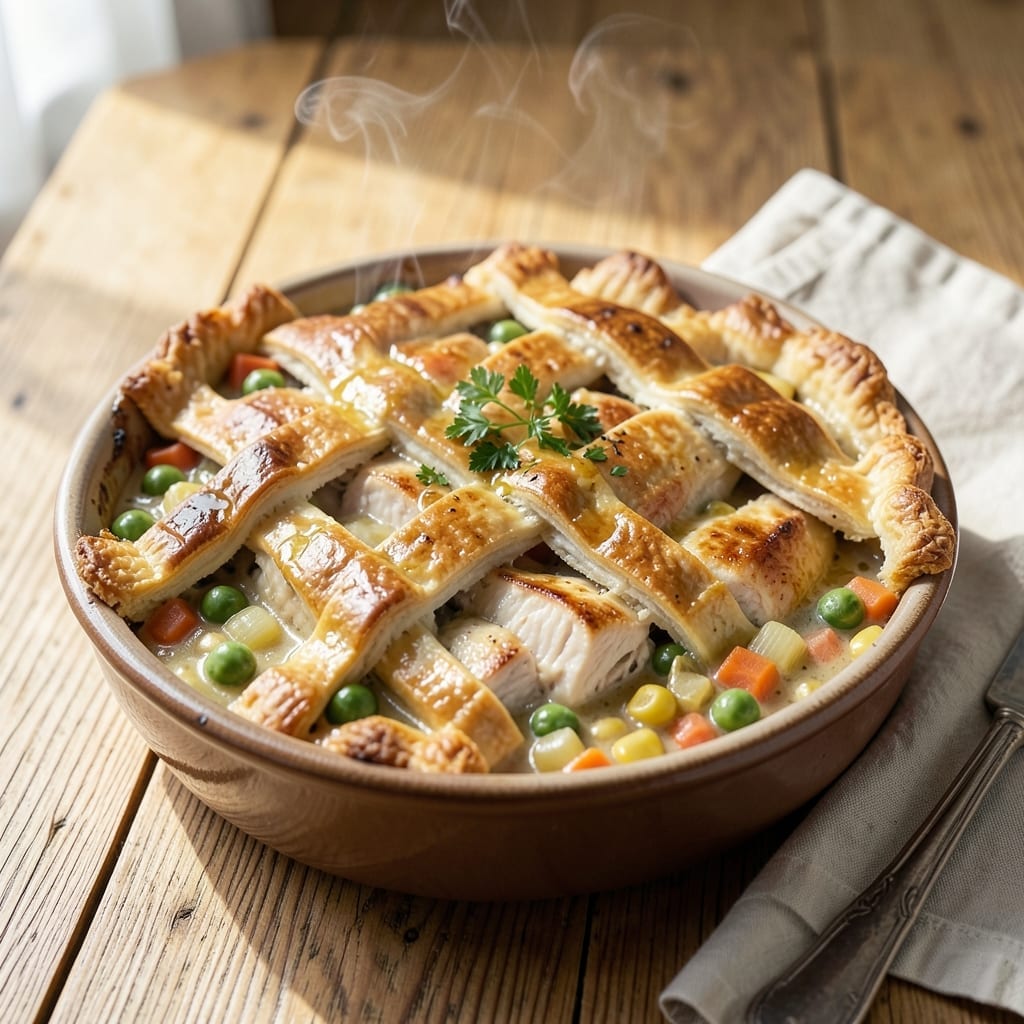Campbell's Chicken Pot Pie Recipe: Flaky Crust With Classic Creamy Filling