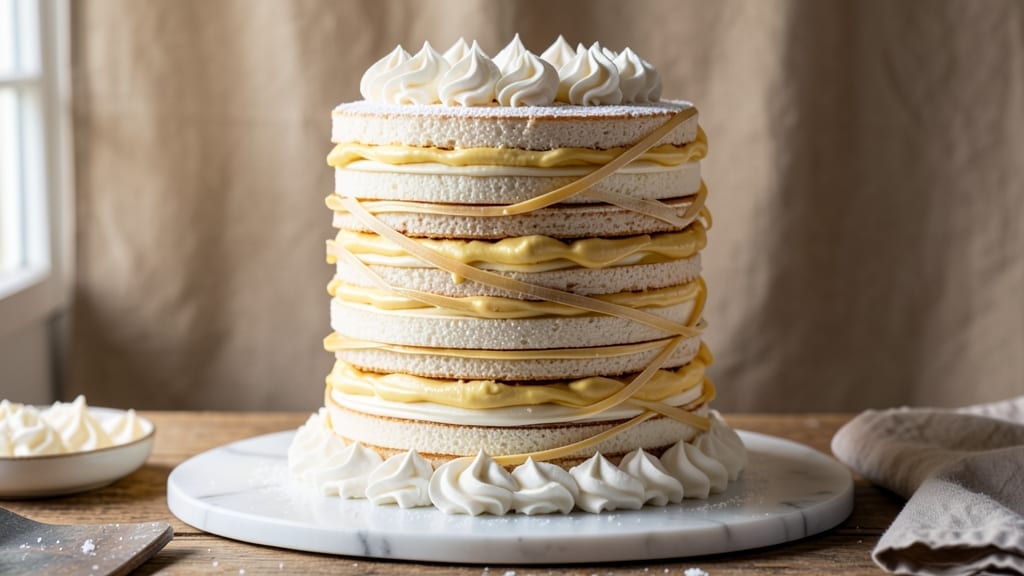 1000-Layer Cake Recipe: Stacked Vanilla Buttercream Heaven