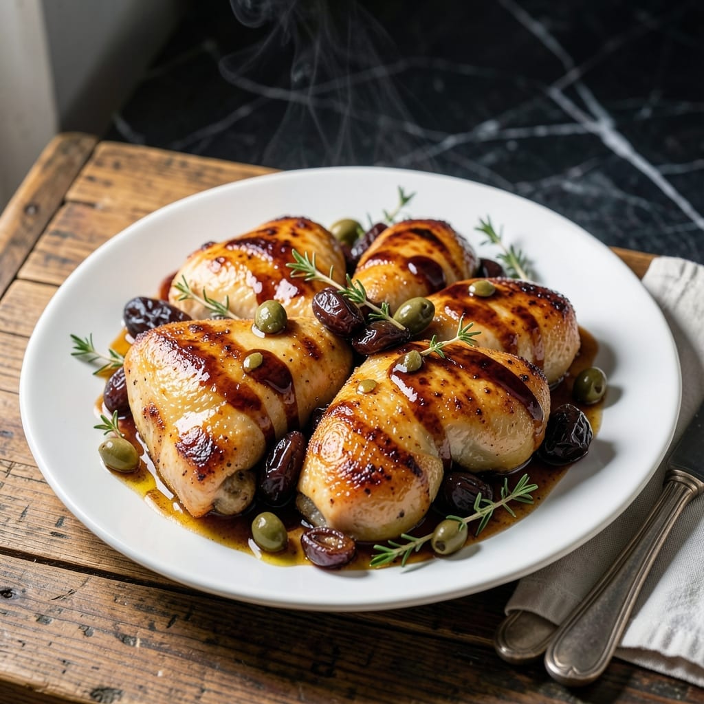 Chicken Marbella Crock Pot Recipe: Mediterranean Sweet and Savory Slow Cooked