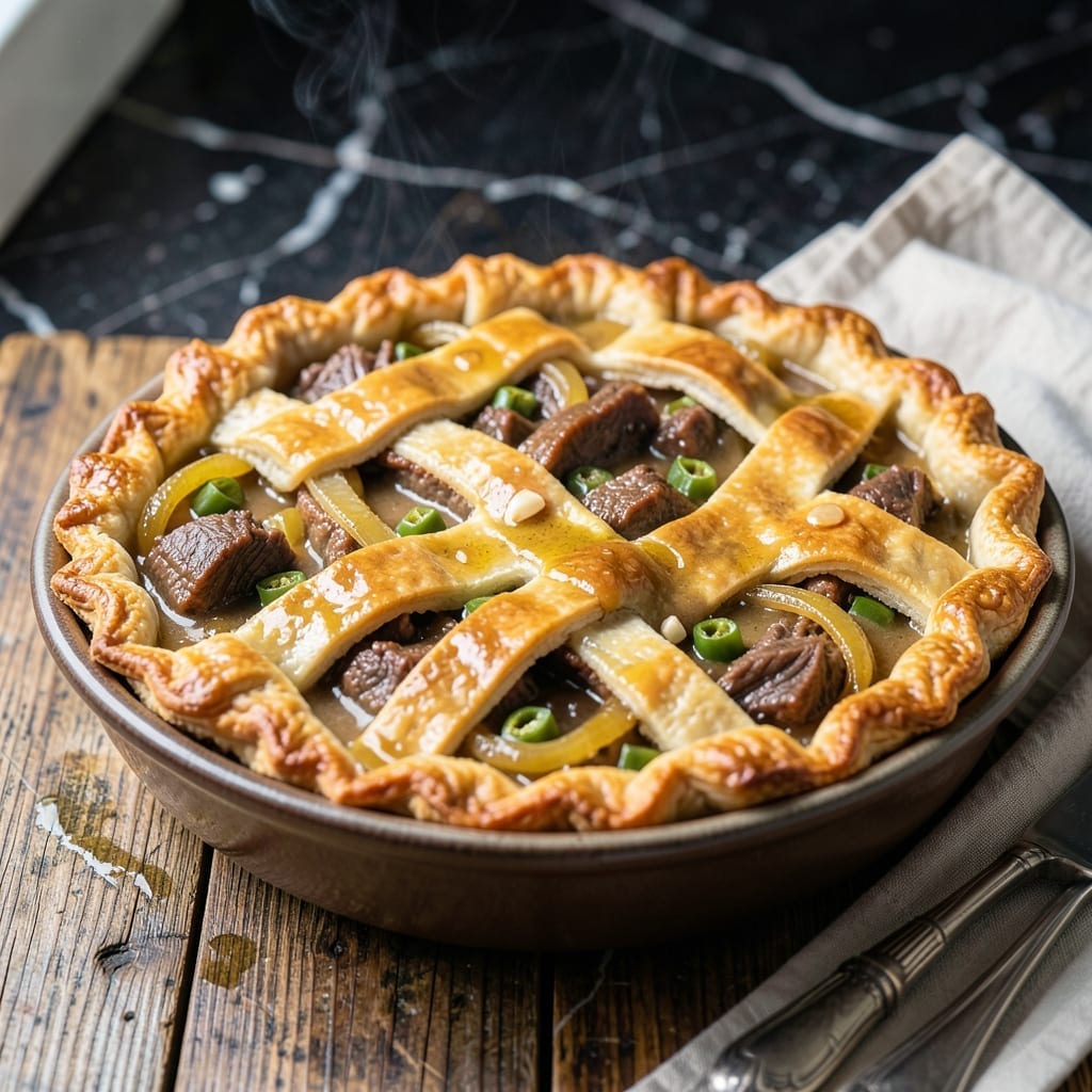 Brisket Jalapeño Pot Pie Recipe: Spicy Kick in a Flaky Crust Brisket Jalapeño Pot Pie Recipe: Spicy Kick in a Flaky Crust