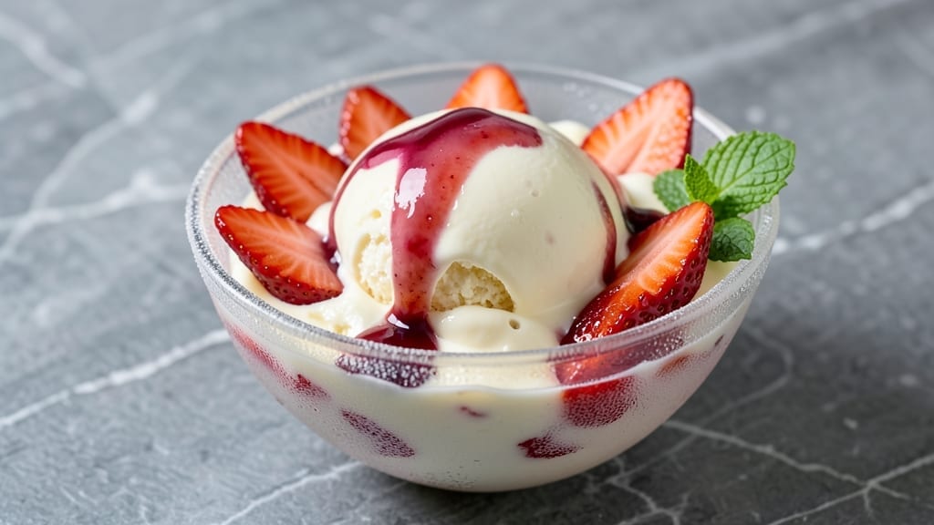 2 Quart Strawberry Ice Cream Recipe: Bursting With Juicy Fruit and Creamy Swirls