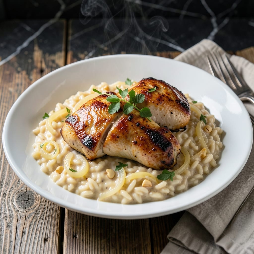 One Pot Creamy Chicken Orzo Recipe: Silky Sauce With Tender Bites