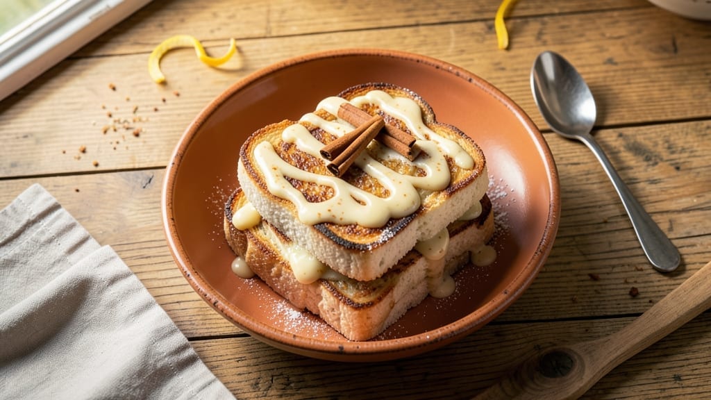 4 Egg French Toast Recipe: Stacked Height With Crispy-Golden Edges