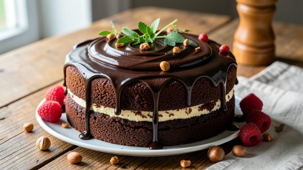 9-Inch Pan Chocolate Cake Recipe: Rich Fudge Layers and Velvety Frosting