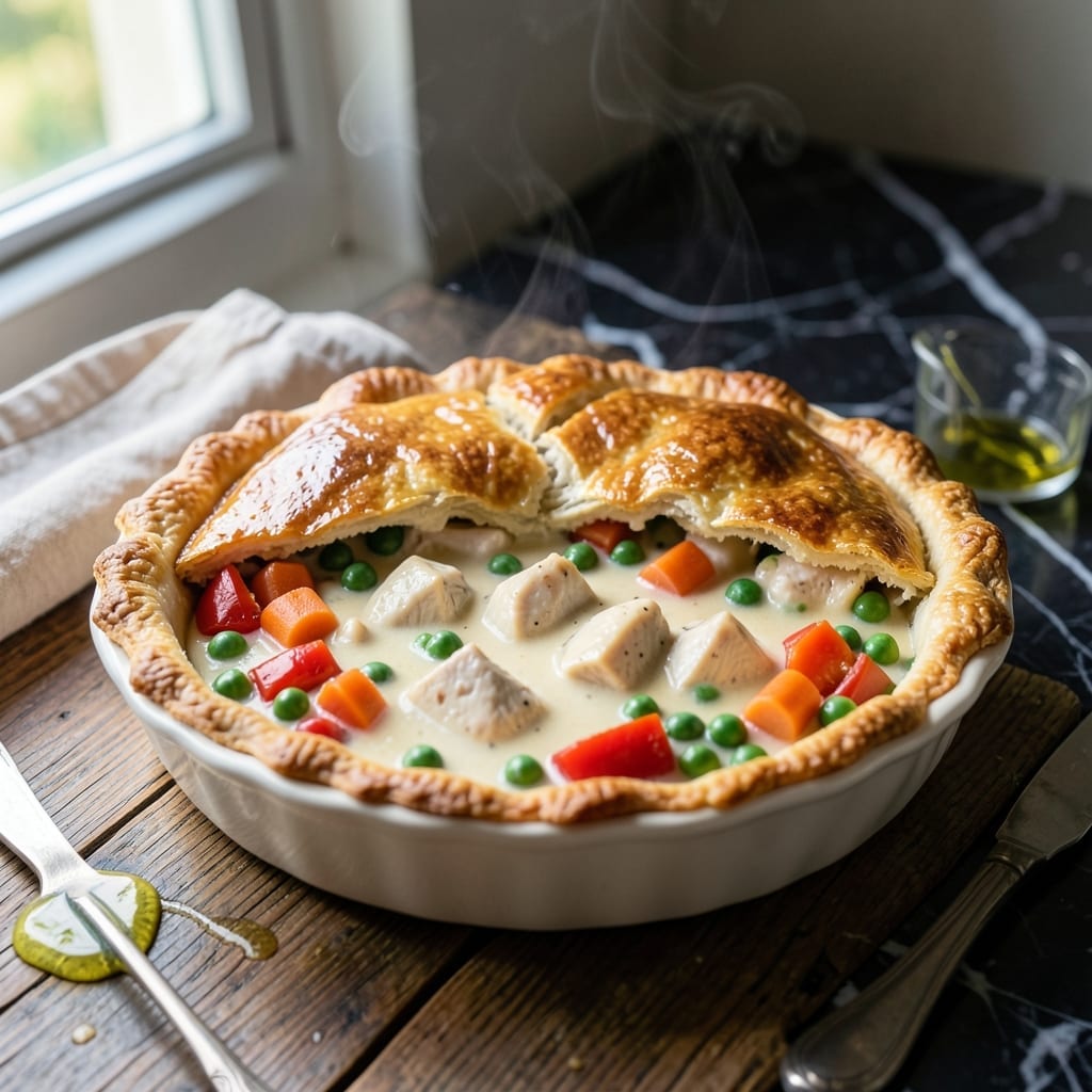 Fast Chicken Pot Pie Recipe: Speedy Comfort With Flaky Crust