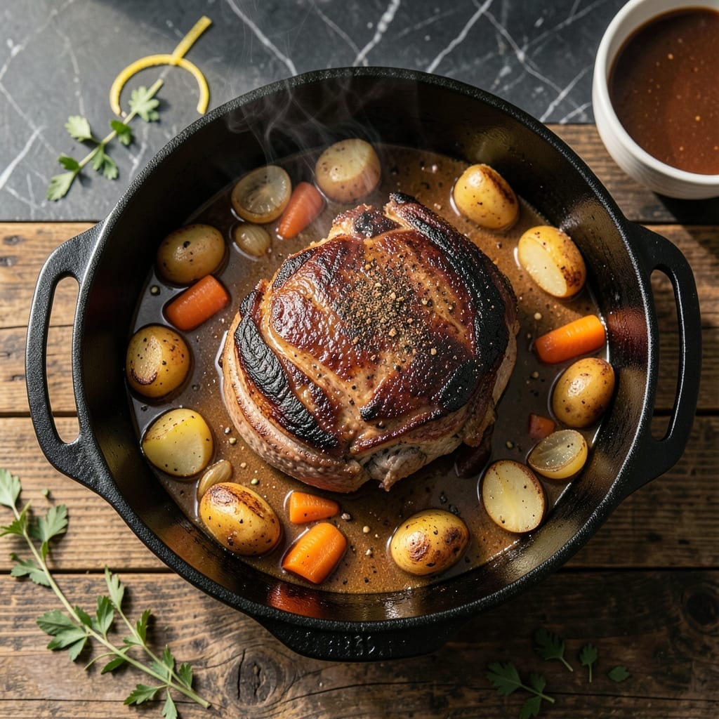 Black Southern Pot Roast Recipe Oven: Smoky Depth From Slow-Braised Beef