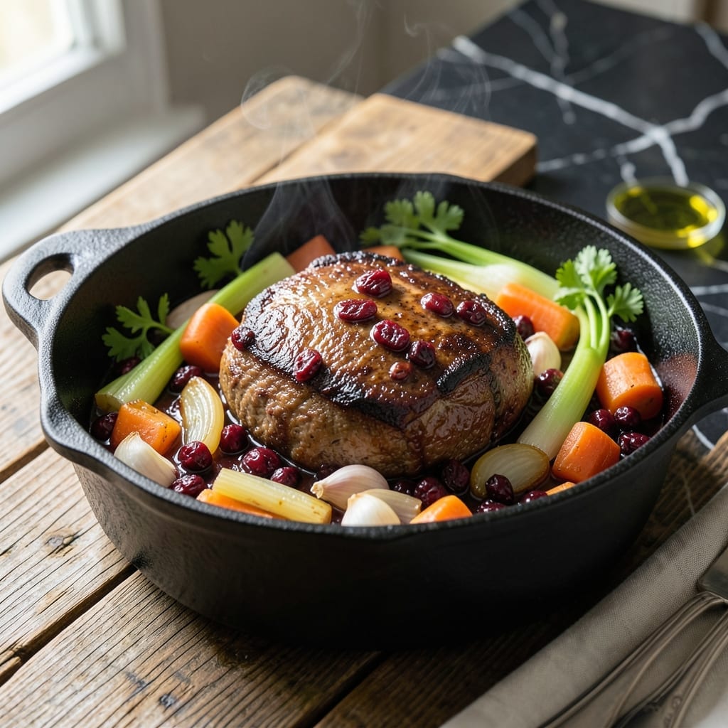 Cranberry Pot Roast Recipe: Slow-Braised Sweet and Savory Comfort