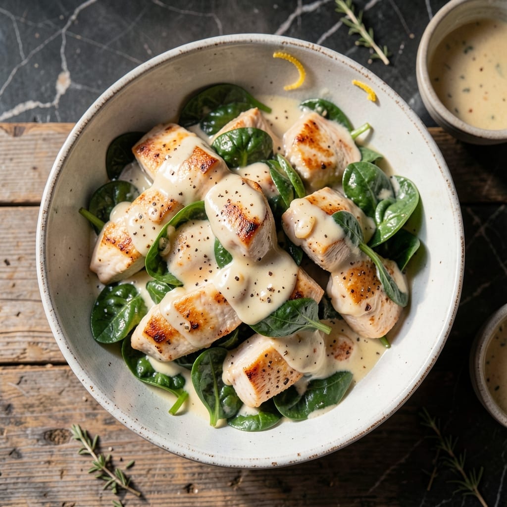 Chicken Spinach Crock Pot Recipe: Hands-Free Creamy Weeknight Dinner