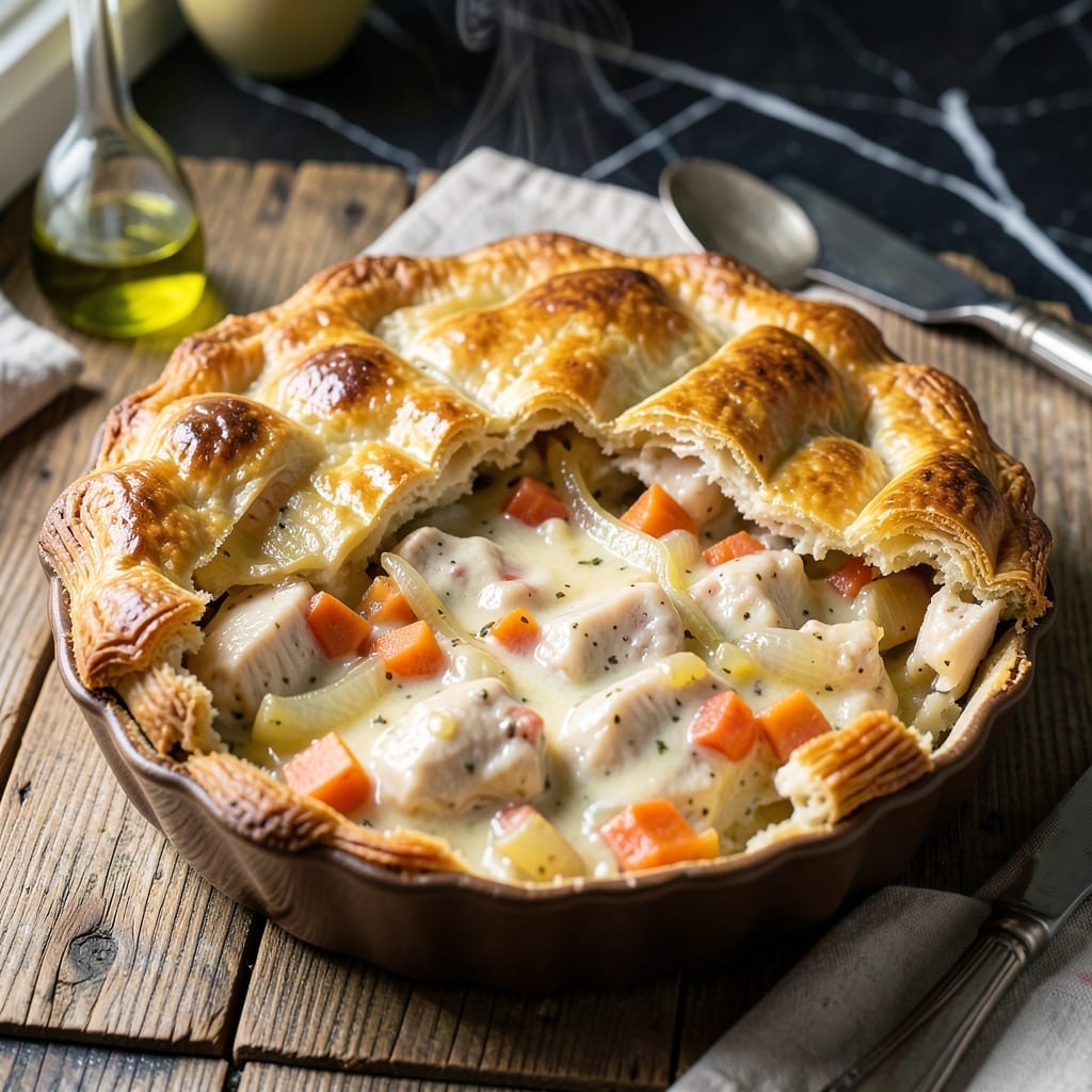 Baked in Vermont Chicken Pot Pie Recipe: Flaky Crust With Local Farm Freshness Baked in Vermont Chicken Pot Pie Recipe: Flaky Crust With Local Farm Freshness