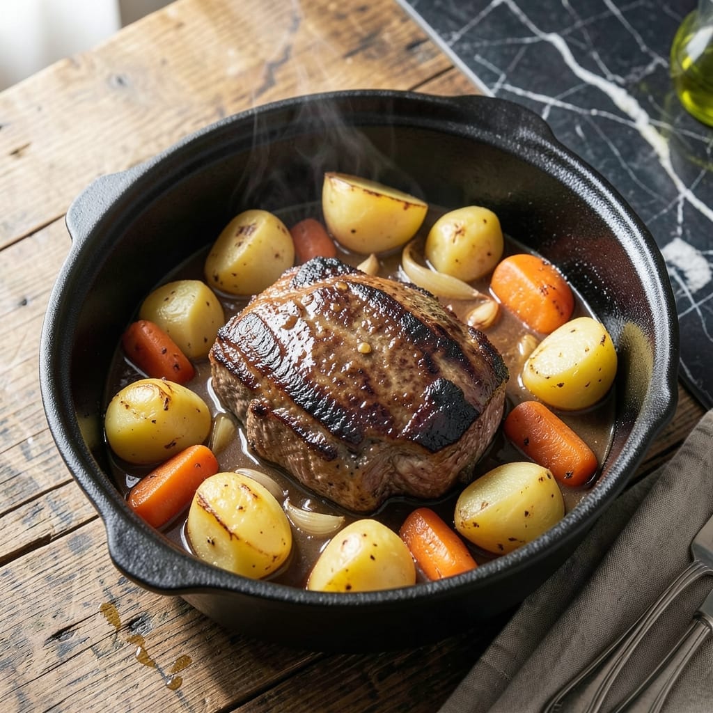 Crockpot Pot Roast Recipe With Potatoes And Carrots: Meltingly Tender Sunday Supper Crockpot Pot Roast Recipe With Potatoes And Carrots: Meltingly Tender Sunday Supper