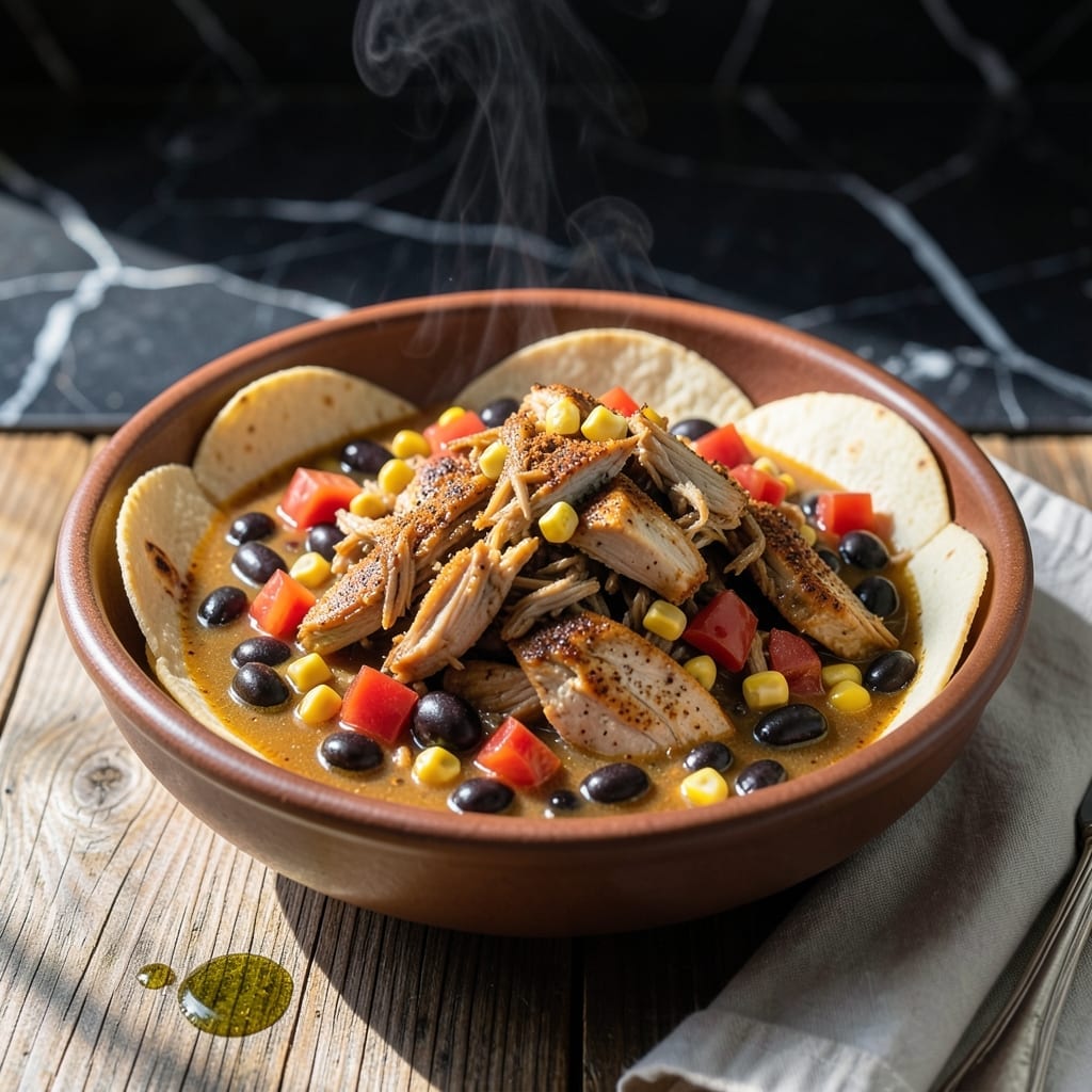 Chicken Tortilla Crock Pot Recipe: Layered Tex-Mex Simplicity