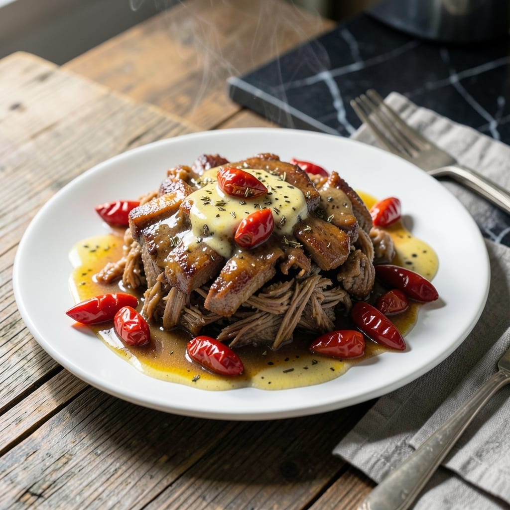 Instant Pot Mississippi Chuck Roast Recipe: Pepperoncini-Infused Fall-Apart Tenderness Instant Pot Mississippi Chuck Roast Recipe: Pepperoncini-Infused Fall-Apart Tenderness