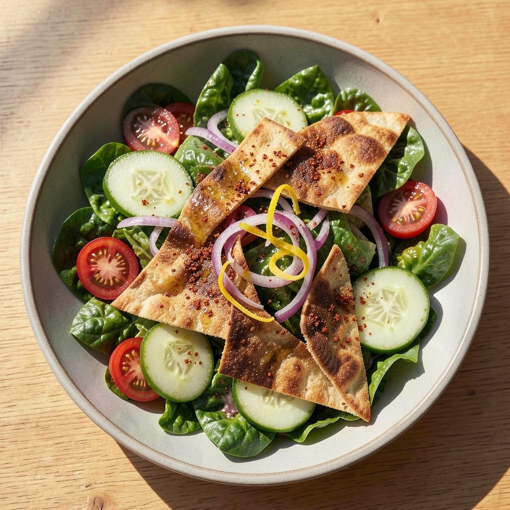 Fattoush Salad Recipe Sumac: Middle Eastern Crunch With Citrus Zing