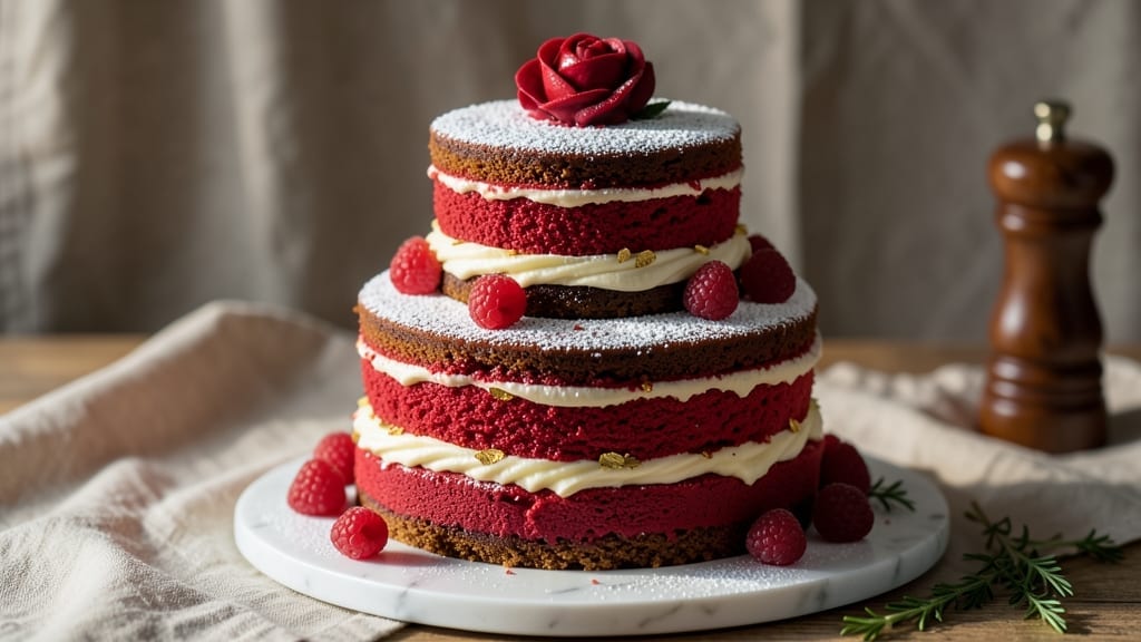 3 Tier Red Velvet Cake Recipe: Velvety Layers and Secret Buttermilk Secret 3 Tier Red Velvet Cake Recipe: Velvety Layers and Secret Buttermilk Secret