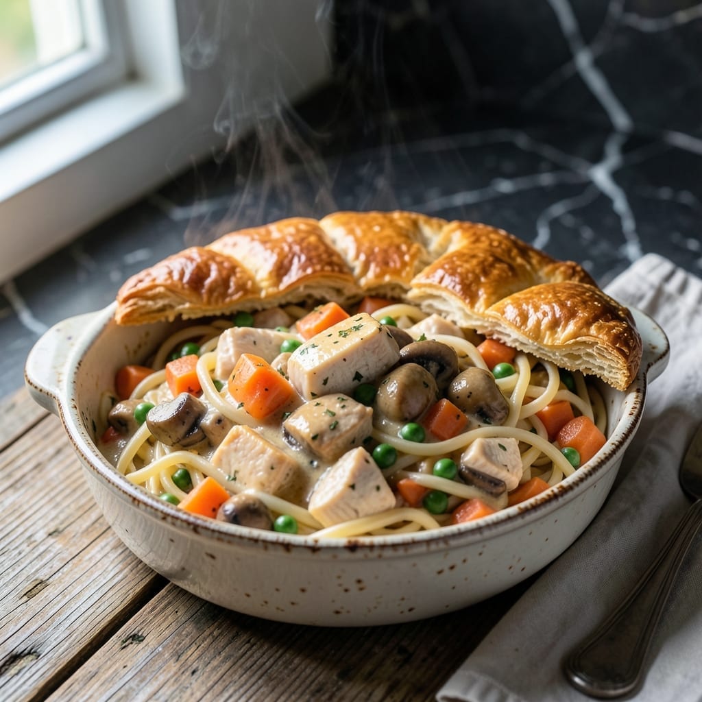 Homemade Pot Pie Noodle Recipe: Buttery Layers for Savory Filling