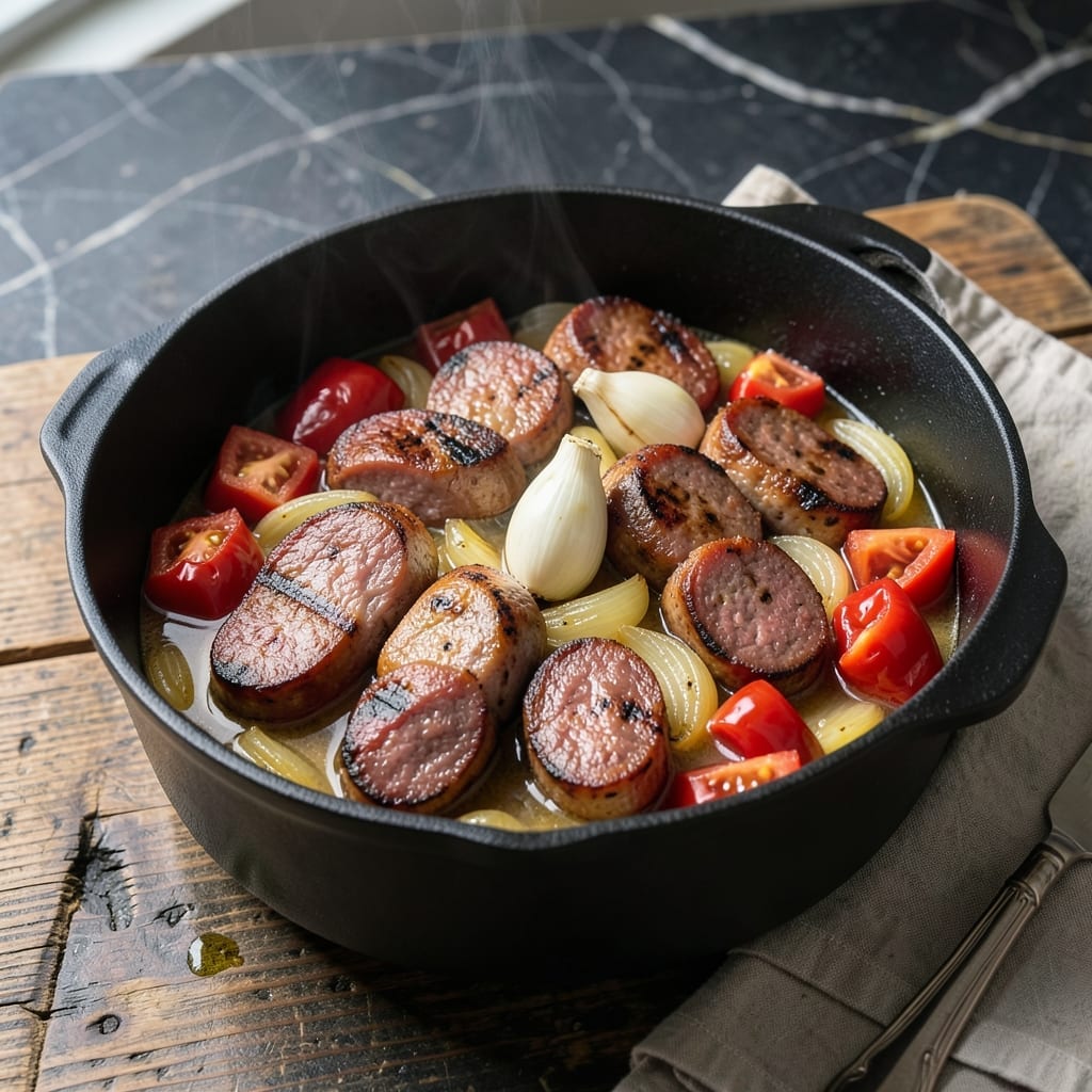 One Pot Smoked Sausage Recipe: Hearty Meal With Minimal Cleanup One Pot Smoked Sausage Recipe: Hearty Meal With Minimal Cleanup