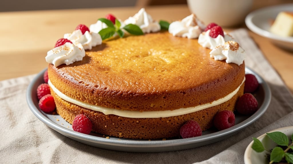 5 Egg Cake Recipe: Fluffy Vanilla Layers With Buttery Crust 5 Egg Cake Recipe: Fluffy Vanilla Layers With Buttery Crust
