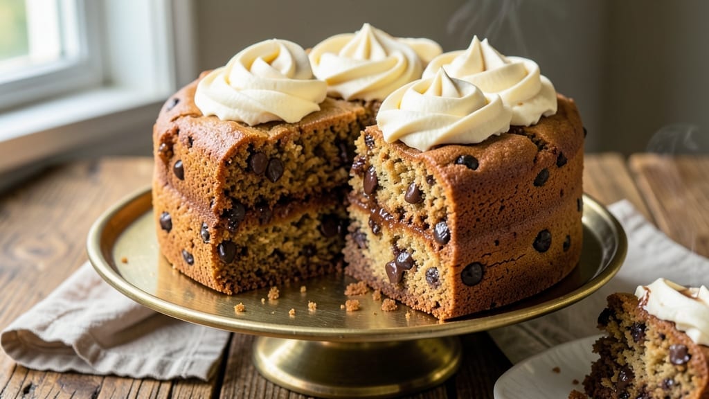 1001 Chocolate Chip Cake Recipe: Double-Layered Fudgy-Crispy Magic