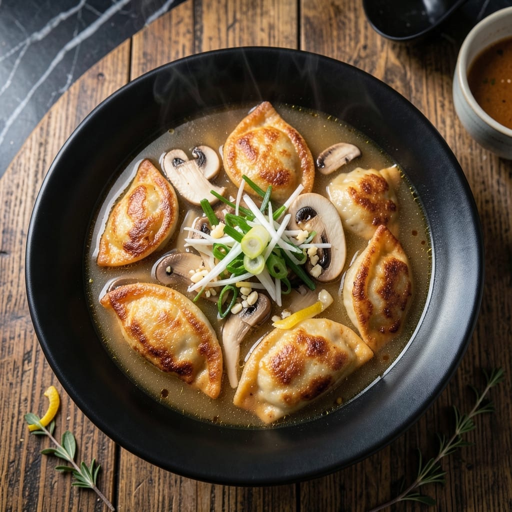 Pot Sticker Soup Recipe: Asian Dumpling Broth with Tender Pockets