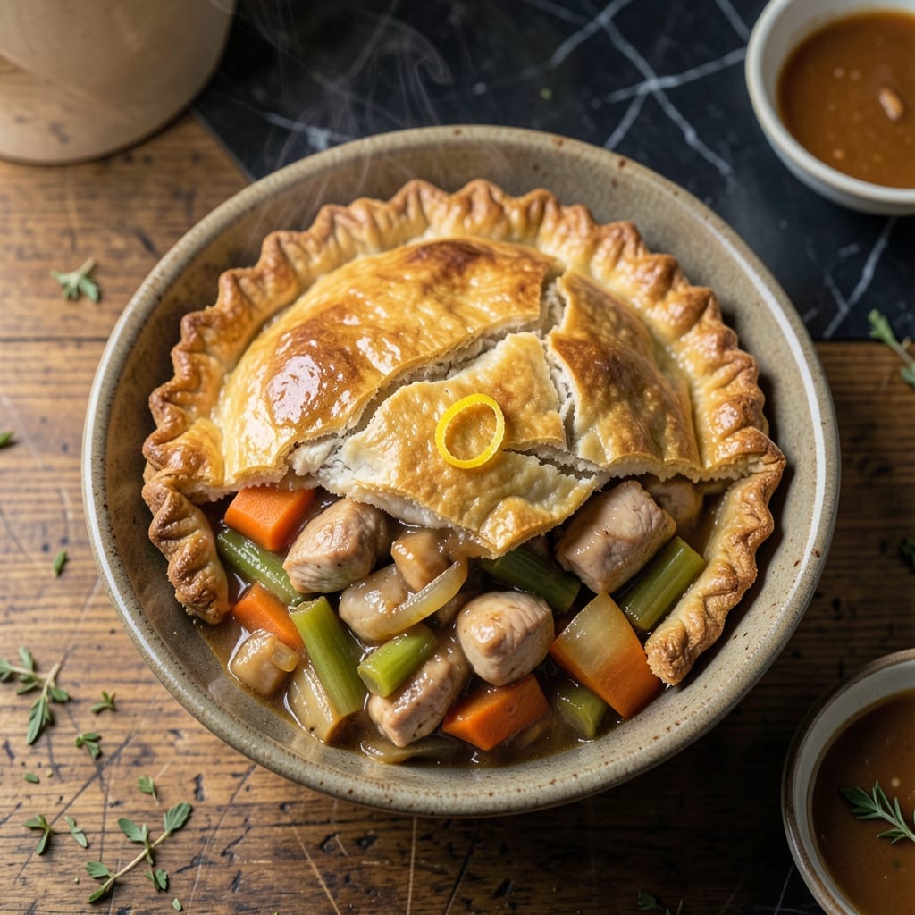 Chicken Pot Pie Recipe Black Folks: Flaky Crust Hugging Soulful Herb Gravy