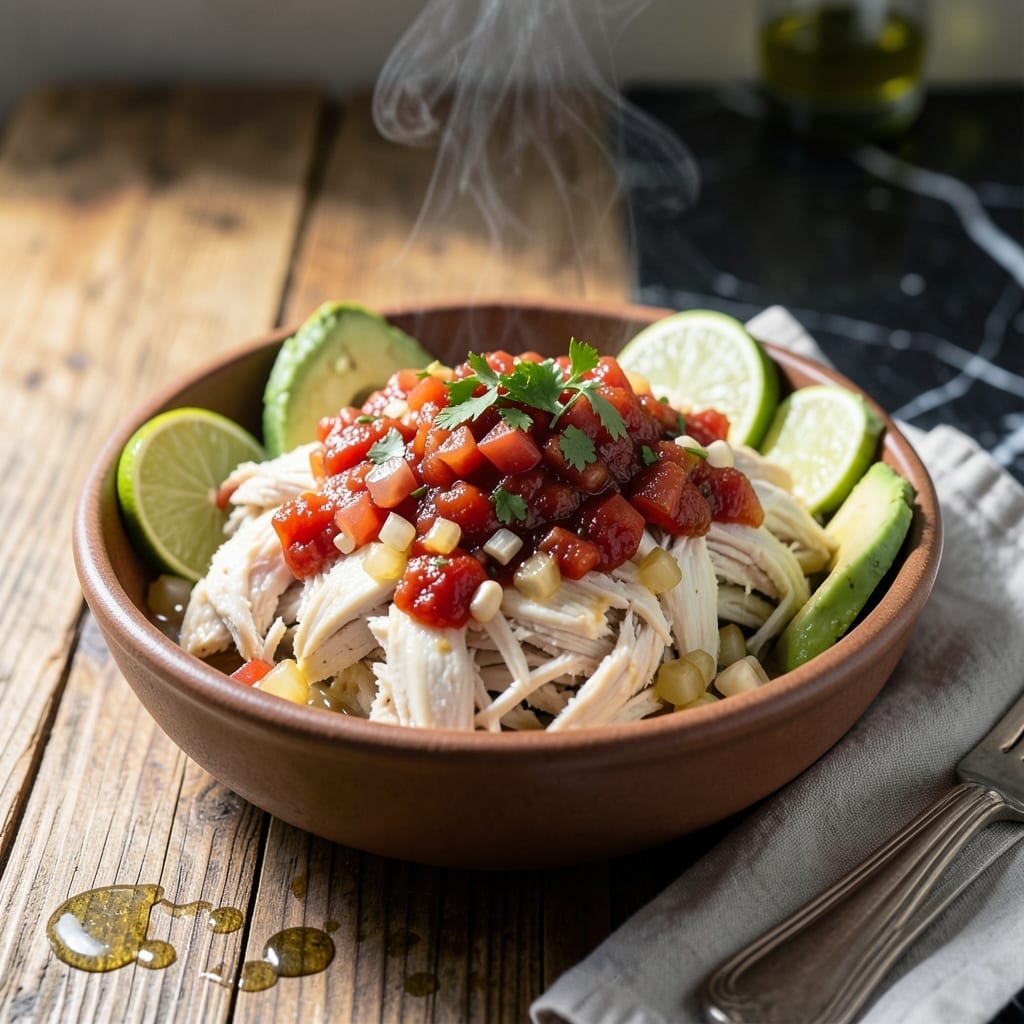 Crock Pot Chicken Taco Recipe With Salsa: Effortless Tex-Mex Flavor