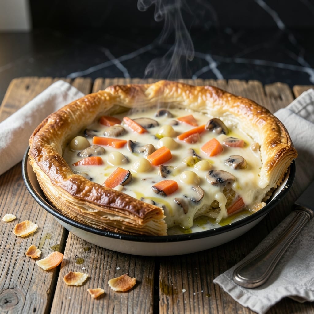 Dairy Free Pot Pie Recipe: Flaky Crust With Savory Vegetable Filling