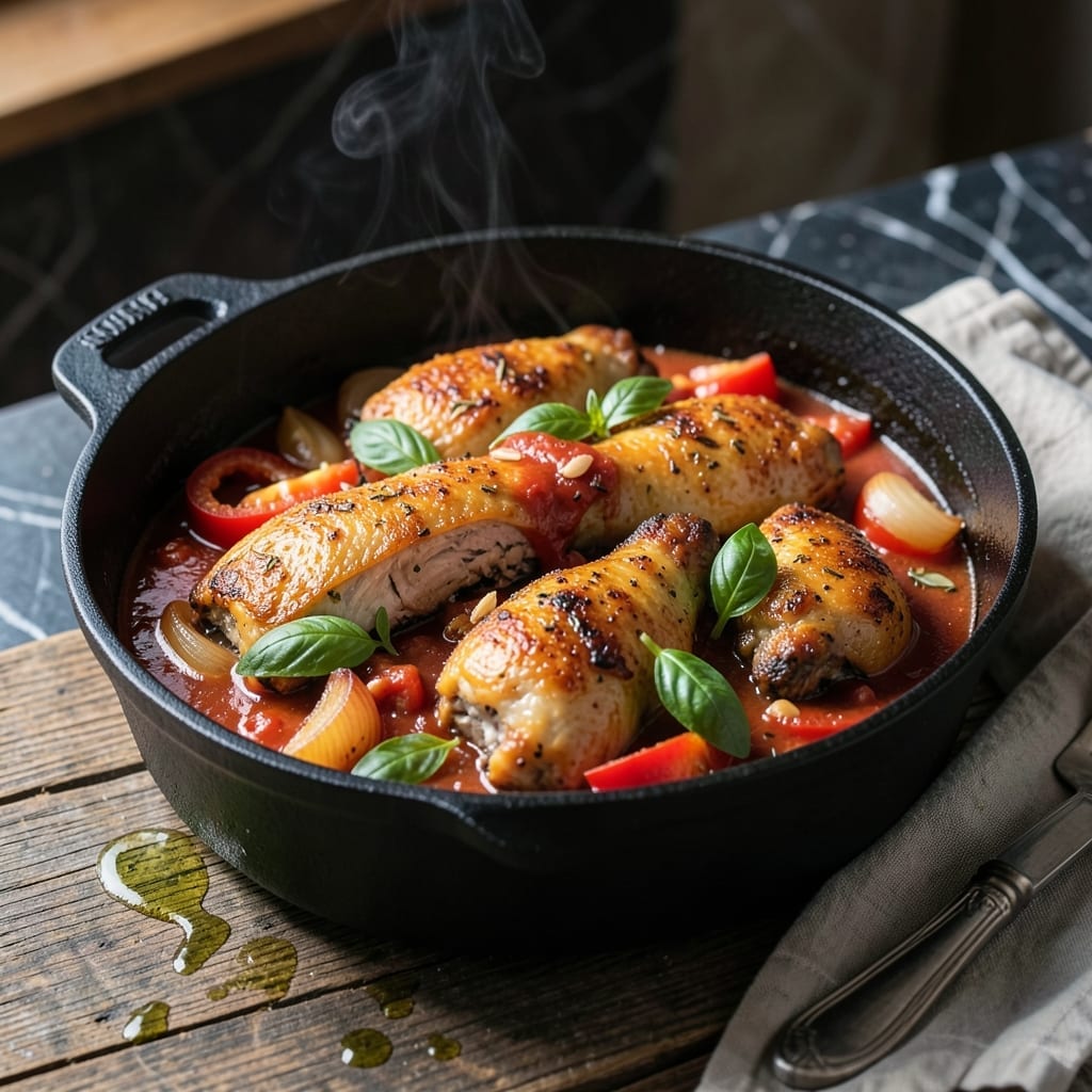 One Pot Chicken Cacciatore Recipe: Rustic Italian Flavor in One Pan