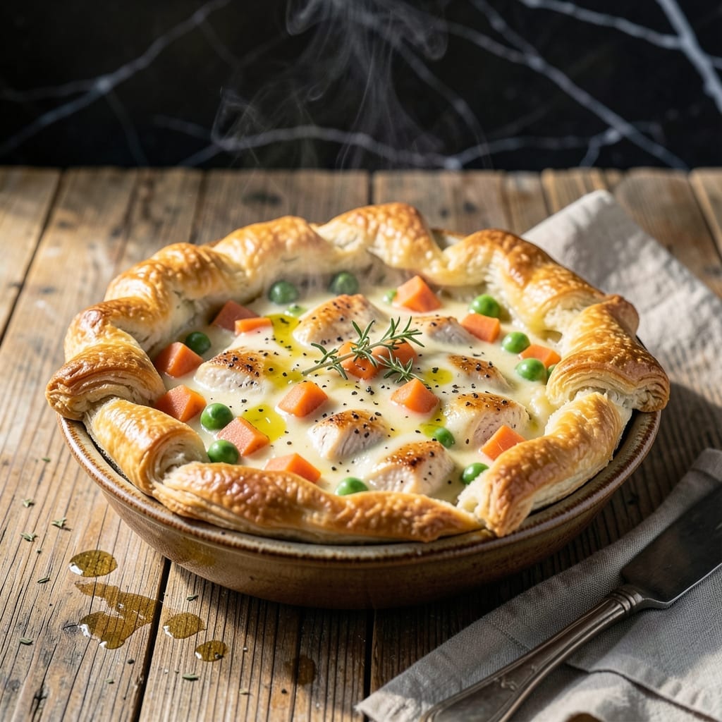 Chicken Pot Pie Recipe With Crescent Dough: Buttery Layers Over Creamy Filling Chicken Pot Pie Recipe With Crescent Dough: Buttery Layers Over Creamy Filling