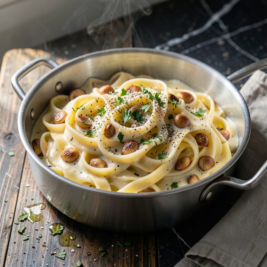 One Pot Garlic Parmesan Pasta Recipe: Rich Cheese Sauce with Minimal Cleanup
