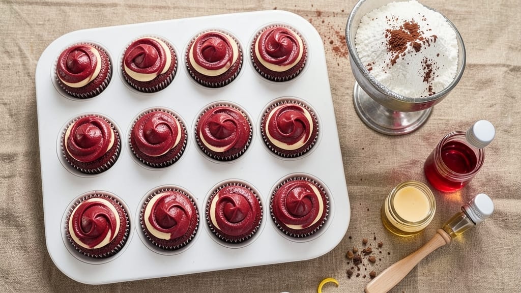 5 Star Red Velvet Cupcakes Recipe: Moist Layers With Cream Cheese Frosting Bliss