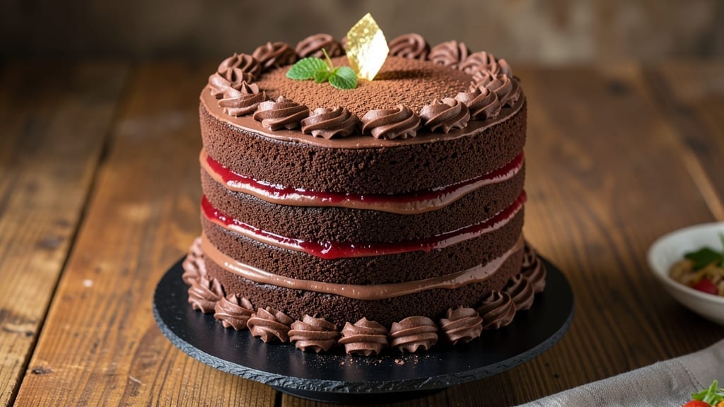 23 Layer Chocolate Cake Recipe: Decadent Height With Vanilla Bean Swirls