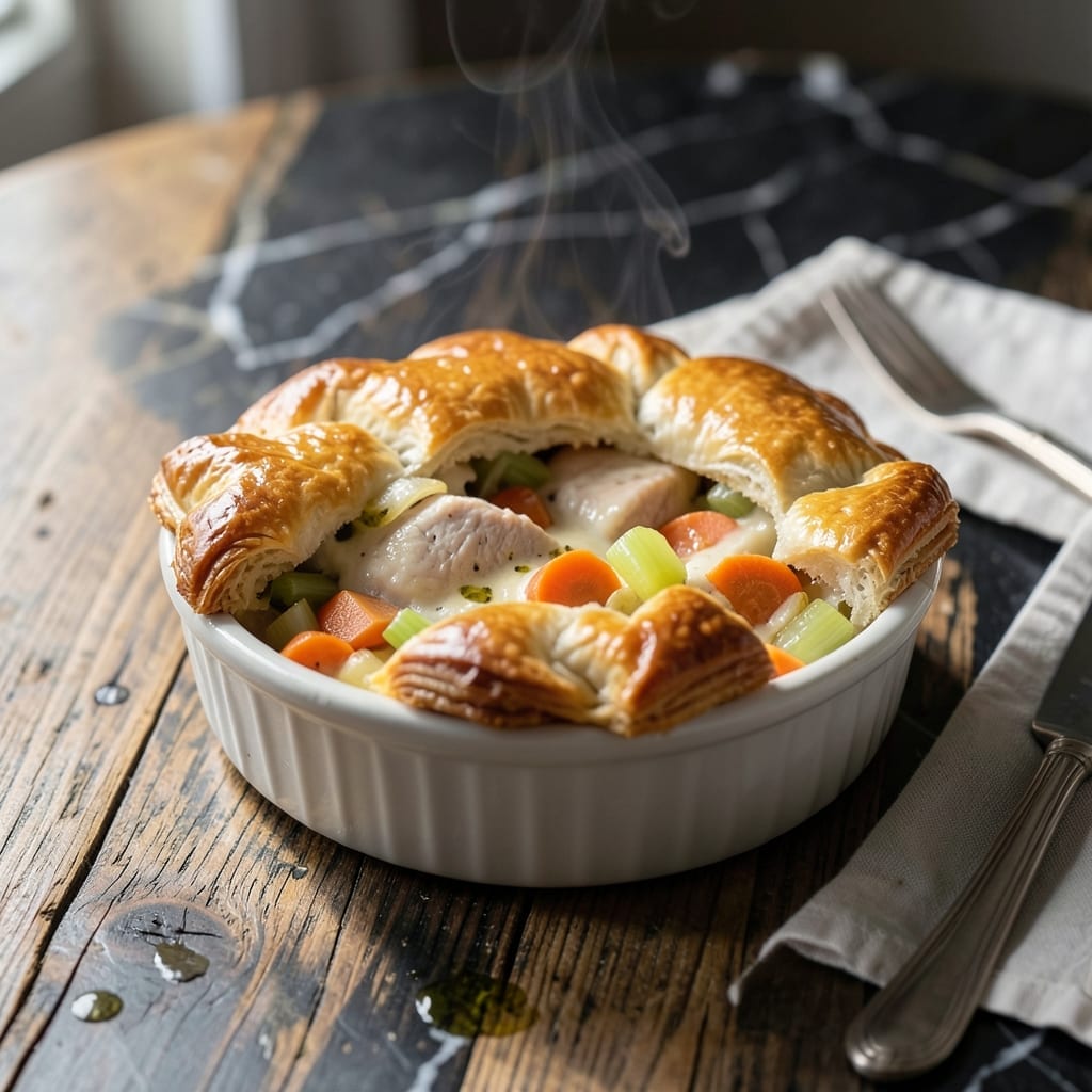 Chicken Pot Pie Recipe Individual Servings: Personal-Sized Comfort With Flaky Crust
