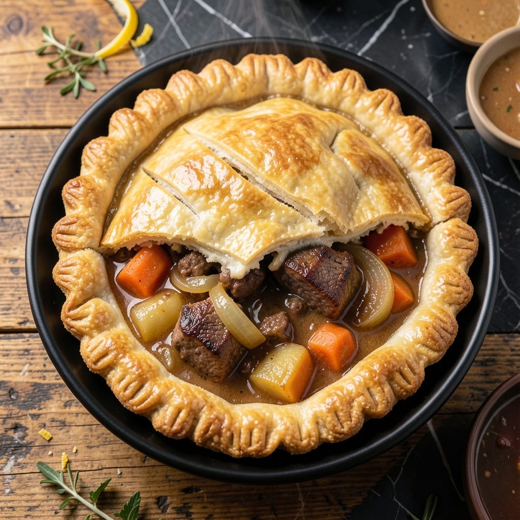 Best Beef Pot Pie Recipe From Scratch: Flaky Crust With Hearty Filling