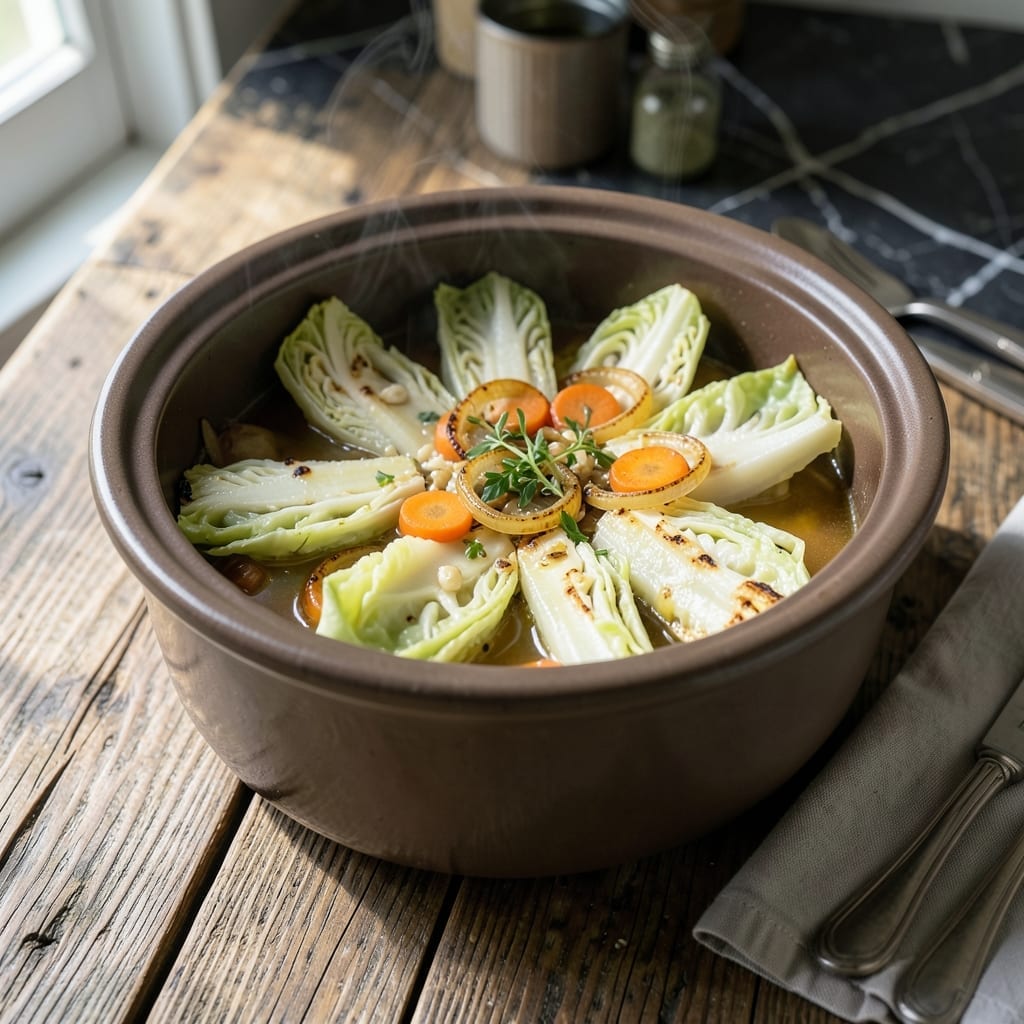Cabbage in the Crock Pot Recipe: Slow-Cooked Sweet and Savory Sides Cabbage in the Crock Pot Recipe: Slow-Cooked Sweet and Savory Sides