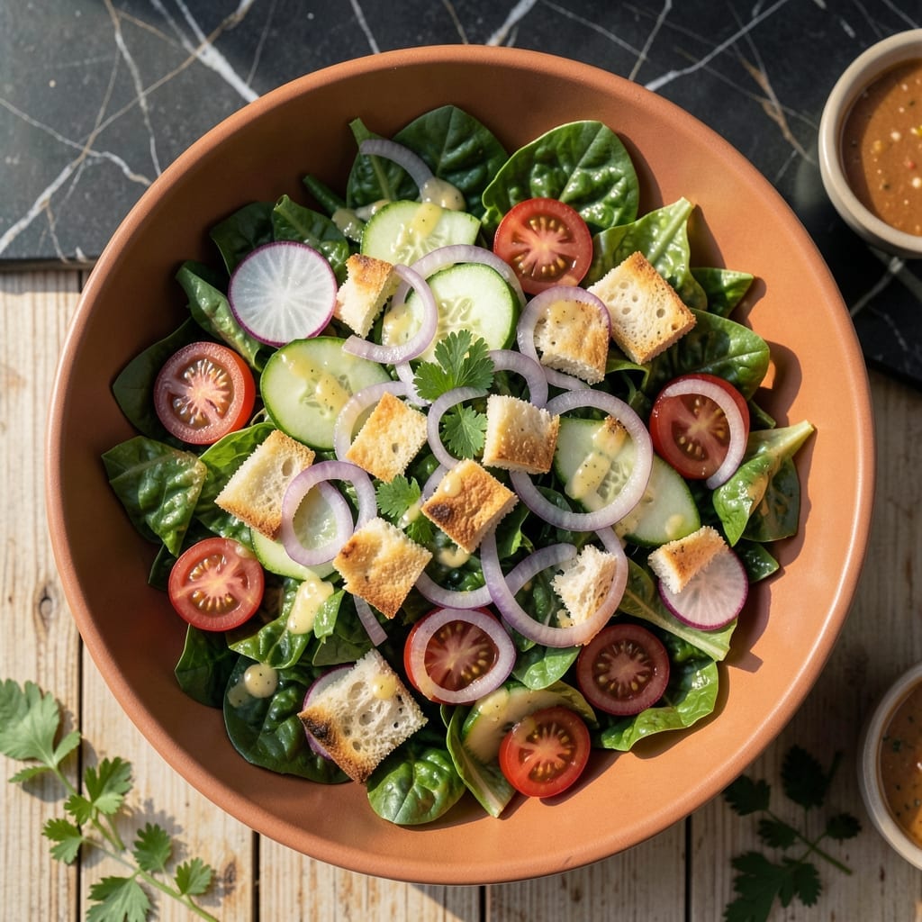Authentic Fattoush Salad Recipe: Sumac-Kissed Mediterranean Freshness