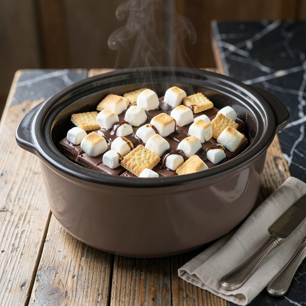 Smores Crock Pot Recipe: Gooey Chocolate Marshmallow Heaven