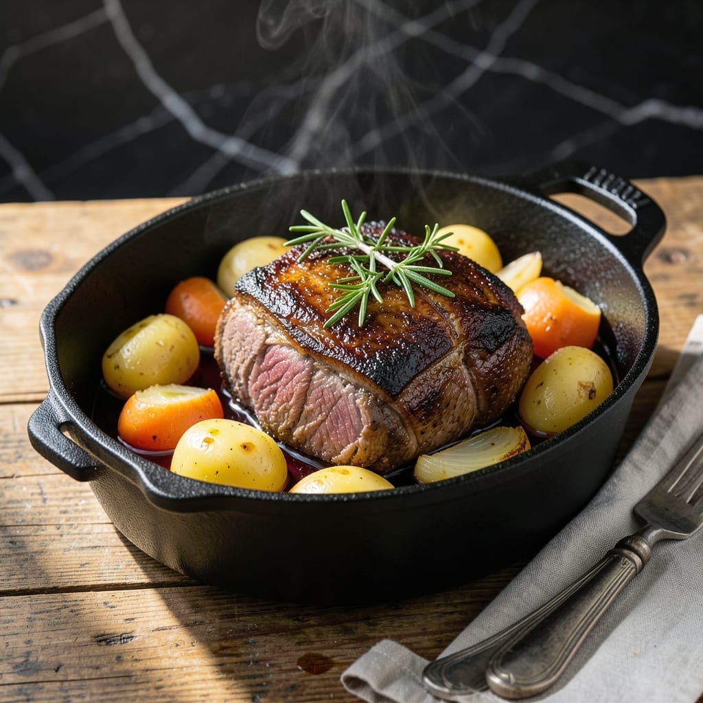 Very Best Pot Roast Recipe: Red Wine and Rosemary Braised to Perfection