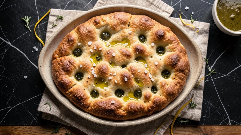 1 Day Focaccia Bread Recipe: Olive Oil Pool With Fluffy Crumb Magic 1 Day Focaccia Bread Recipe: Olive Oil Pool With Fluffy Crumb Magic