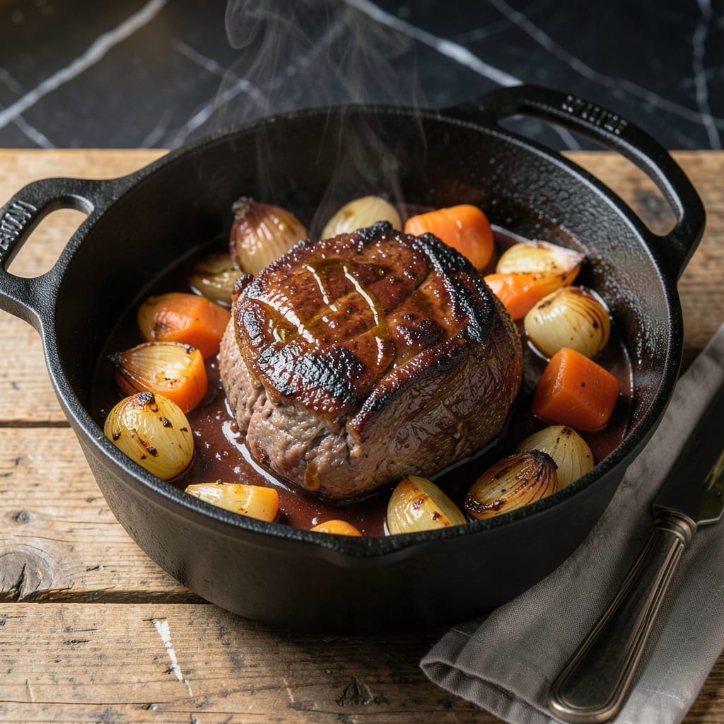 Beef Chuck Roast Pot Roast Recipe: Dutch Oven Braised With Root Vegetables