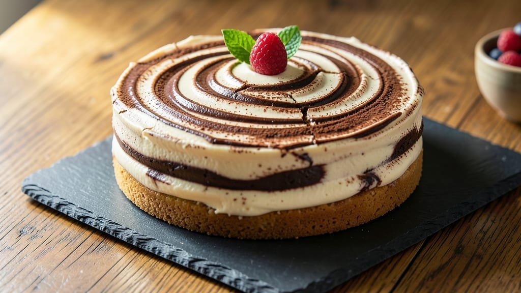 6-Inch Marble Cake Recipe: Vanilla-Chocolate Swirls in One Pan