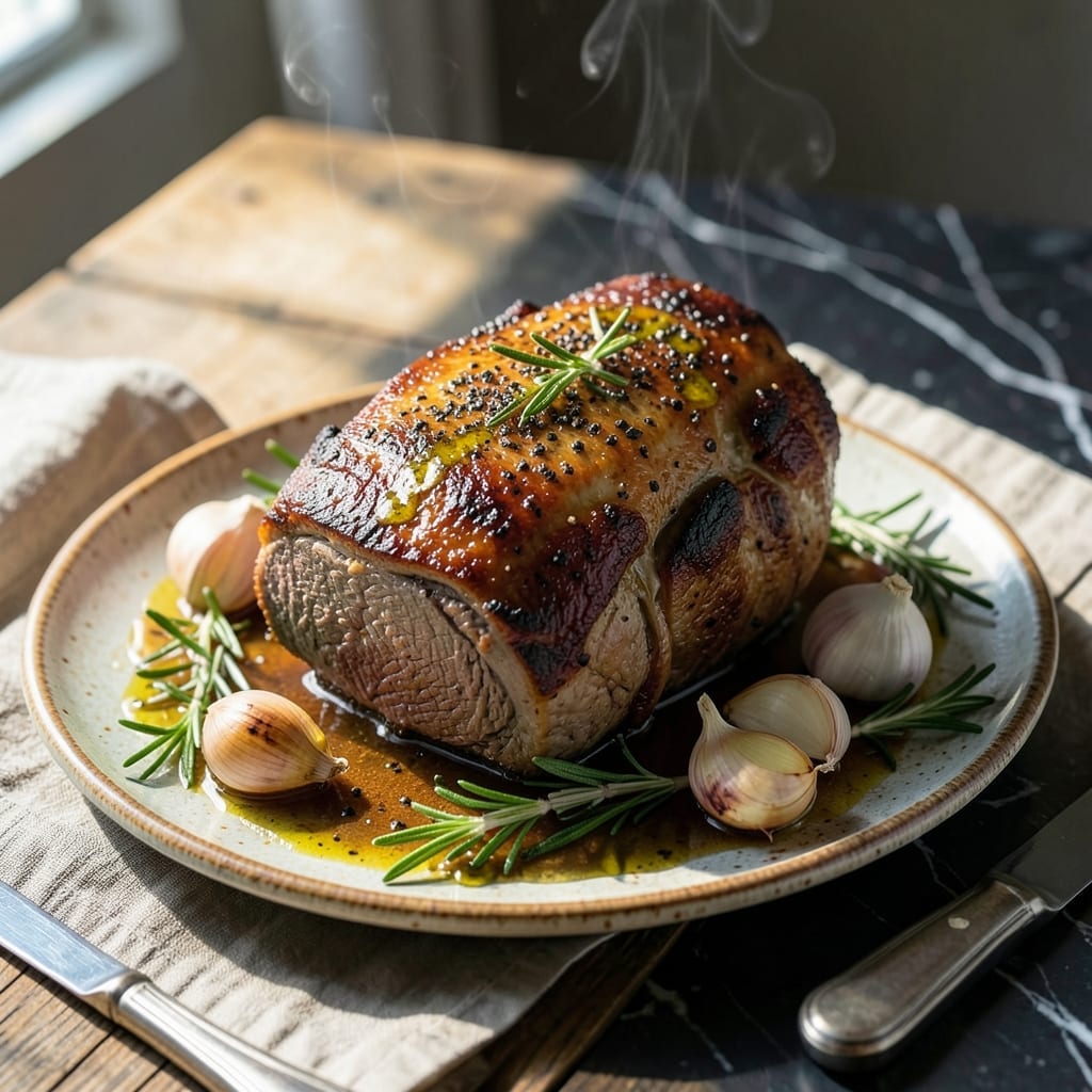 Small Beef Roast Crock Pot Recipe: Garlic-Herb Slow Cooked Tender Cuts