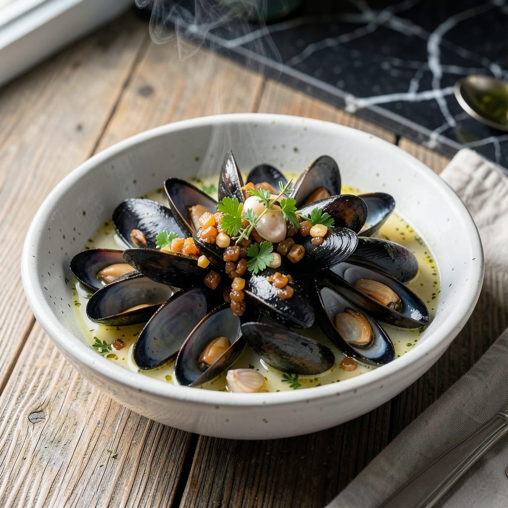 Crock Pot Mussels Recipe: Garlicky White Wine Broth in Minutes